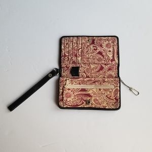 Hobo Black Leather Wallet/Wristlet